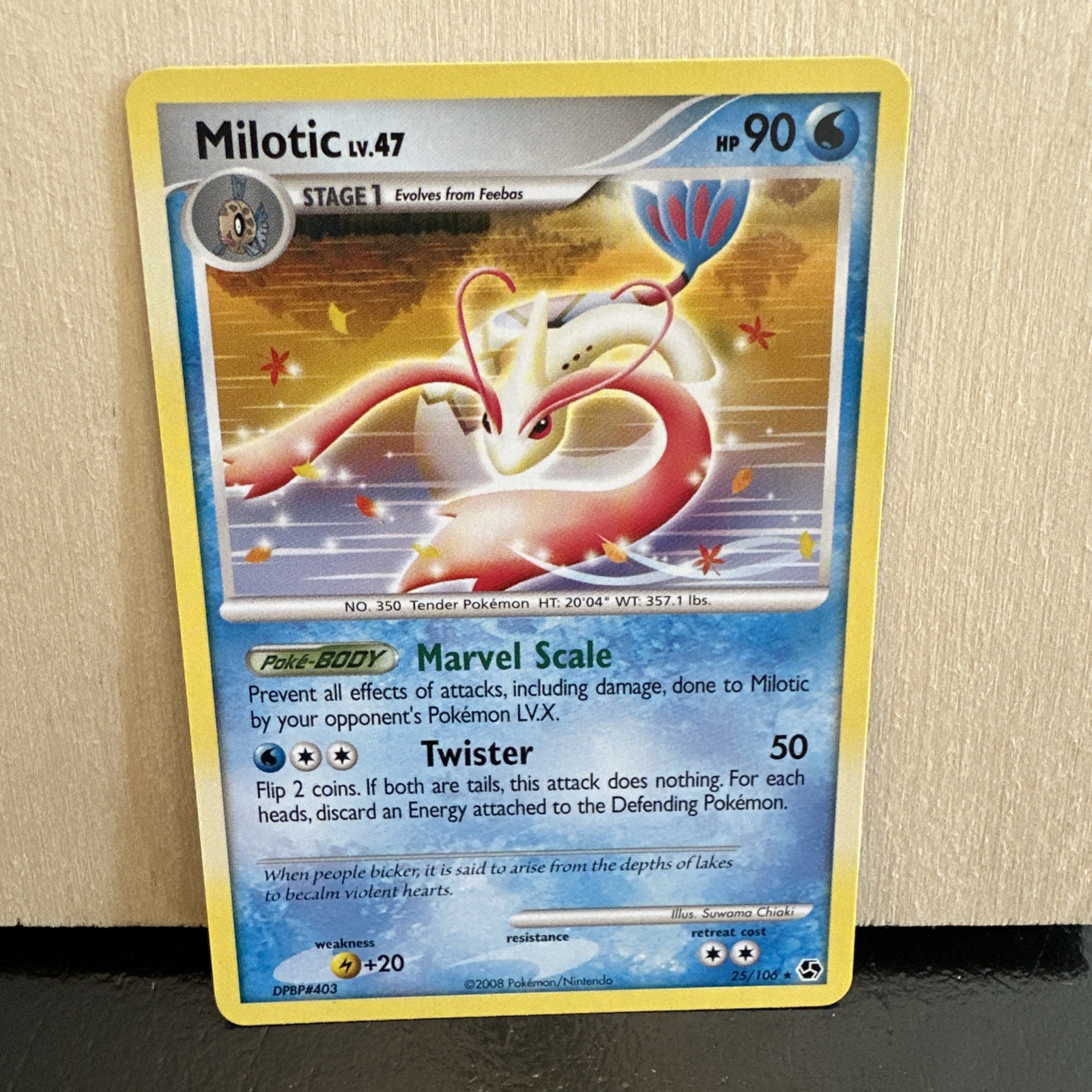 Milotic 25/106 Great Encounters Regular Pokemon Card
