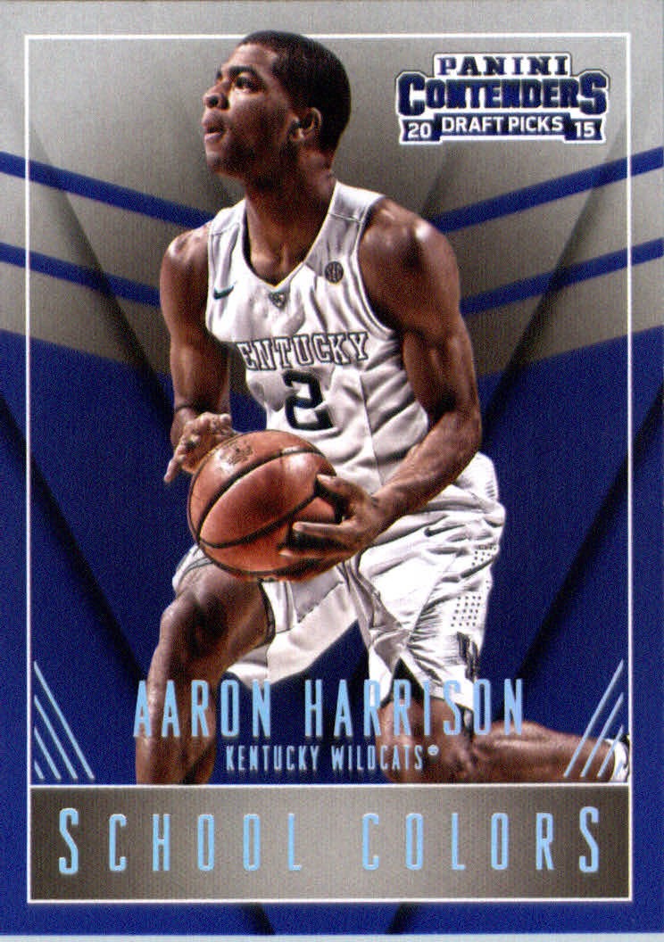 2015-16 Panini Contenders Draft Picks School Colors #1 Aaron Harrison - BSK