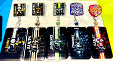 NFL Saints Chiefs Cowboys Seahawks Steelers Retractable Badge Reel ID Holder