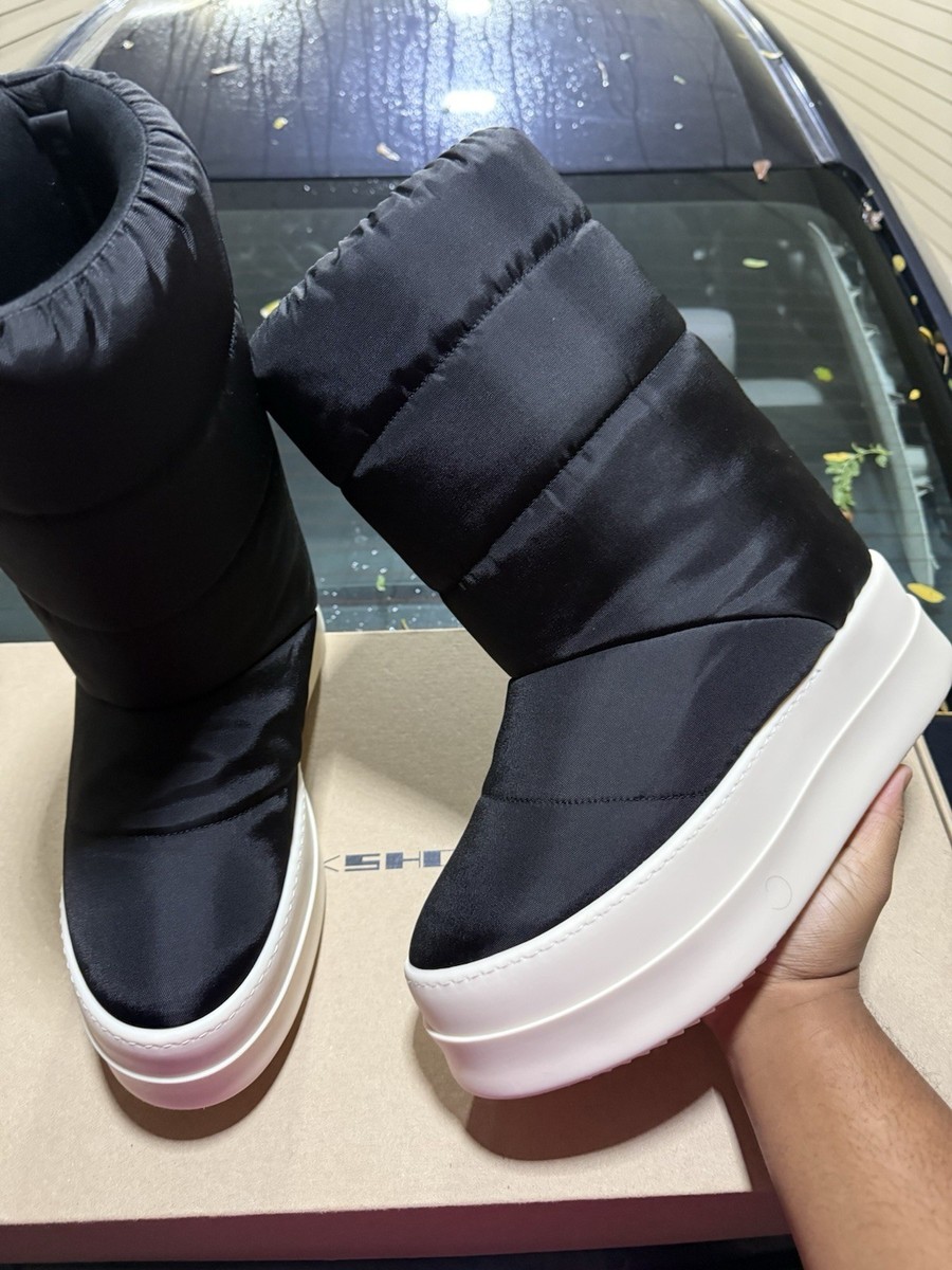 Rick Owens DRKSHDW Mega Bumper Lunar Boots Size 10 US / 43EU Black