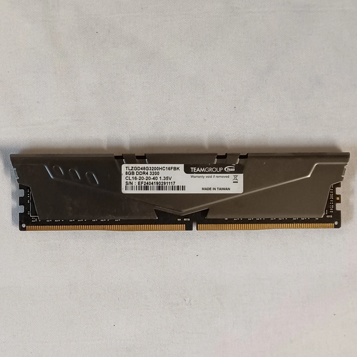Team Group DDR4 SDRAM 8 GB Capacity per Module Memory (RAM) for