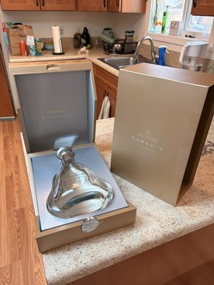 Hennessy Paradis Rare Cognac Empty Bottle Golden Packaging Box & Slip Cover