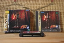 The King of Fighters 96 w/box ram cartridge Sega Saturn SS Japan VG 