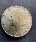 1964 D Kennedy Half Dollar 90% Silver Coin Vintage Toning BU Uncirculated