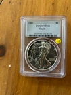 1989 Silver Eagle PCGS MS66