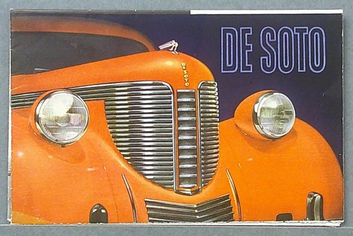 1938 De Soto Sales Folder