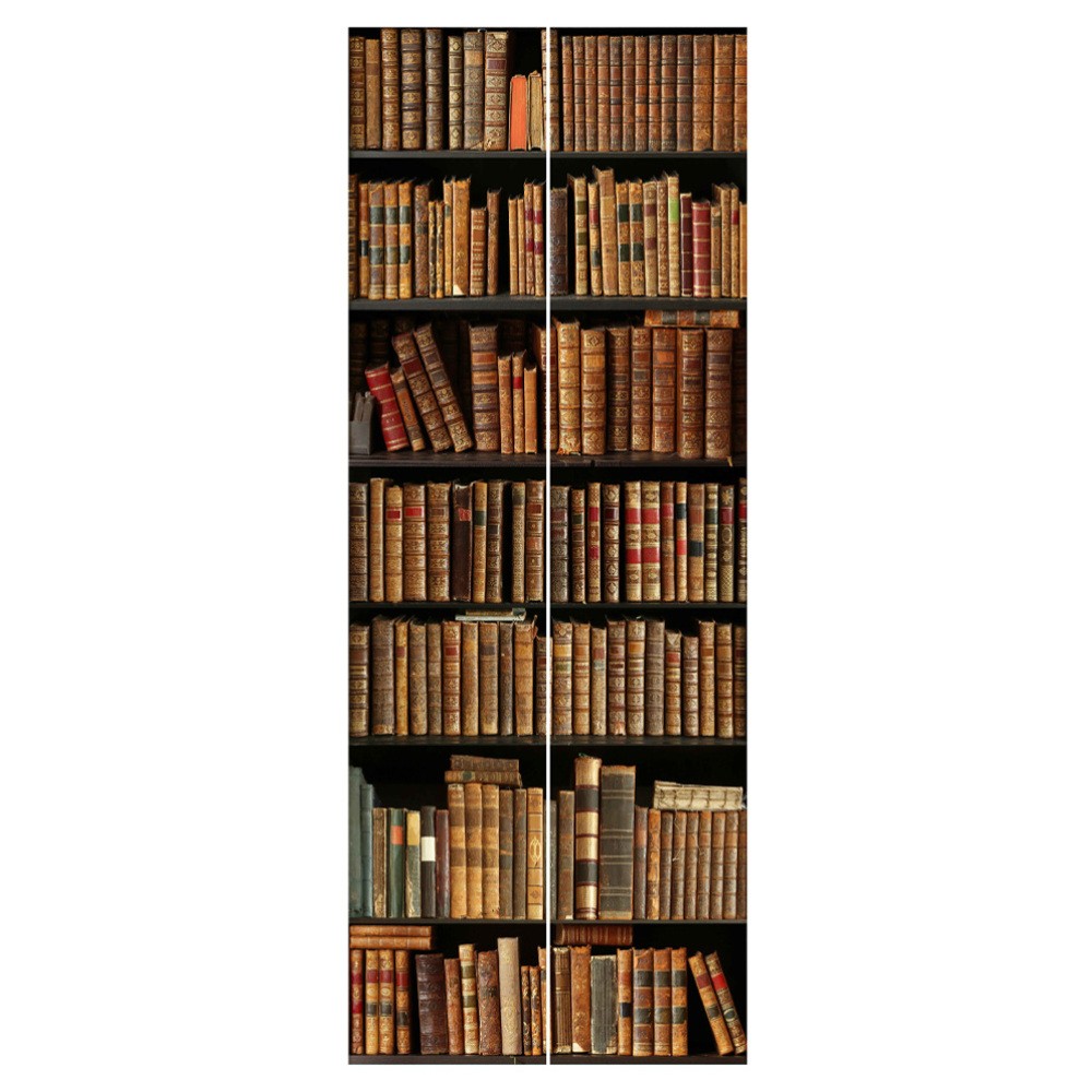 KEEN 2 Pezzi Adesivi Murali Impermeabili Miss Soggiorno Carta da Parati per Porte Hotel