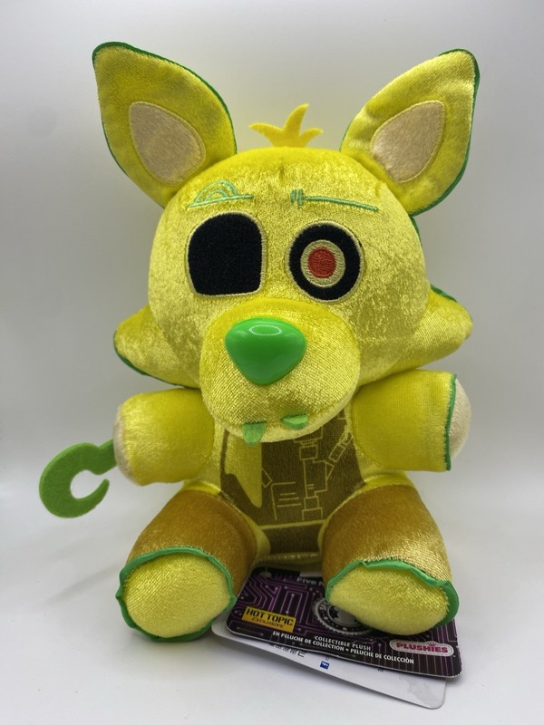 Funko Five Nights At Freddys Inverted Radioactive Foxy Plush Hot Topic Exclusive