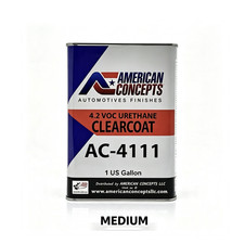 High Automotive Urethane Clearcoat Kit Ac-4111 41 Gallon Whardener Medium 