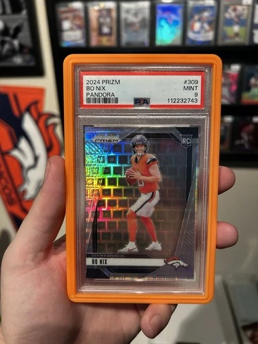 2024 Prizm Bo Nix Silver Pandora Jersey Match 10/400 PSA 9 ☢️🔥 eBay 1/1
