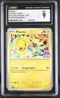 Pikachu Promo World Championships 225Promo  Scarlet & Violet CGC 9 MINT psa