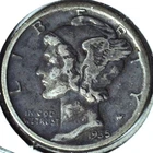 1935 S MERCURY DIME - 90% SILVER - 17.9 mm - 2.50 g - DM 056