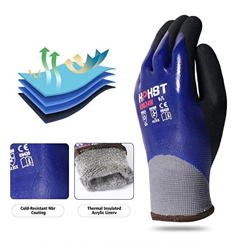 Heavy duty hotsell waterproof work gloves