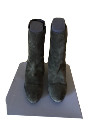 Schöne grüne Wildleder Stiefelette Via Roma 15 Gr. 38 Top Zustand