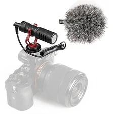 Movo VXR10 Universal Cardioid Condenser Video Microphone with Shock Mount