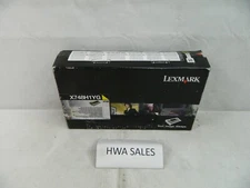 Genuine Lexmark X748H1YG Hi Yield Yellow Toner Cartridge X748 NEW SEALED
