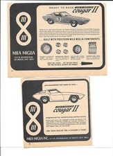 Mila Miglia Cougar II 1/24 Slot Car Vintage Magazine Advertisement PHOTOCOPY