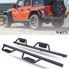 For 2007-2018 Jeep Wrangler Jk 4 Door Side Step Nerf Bars Running Boards