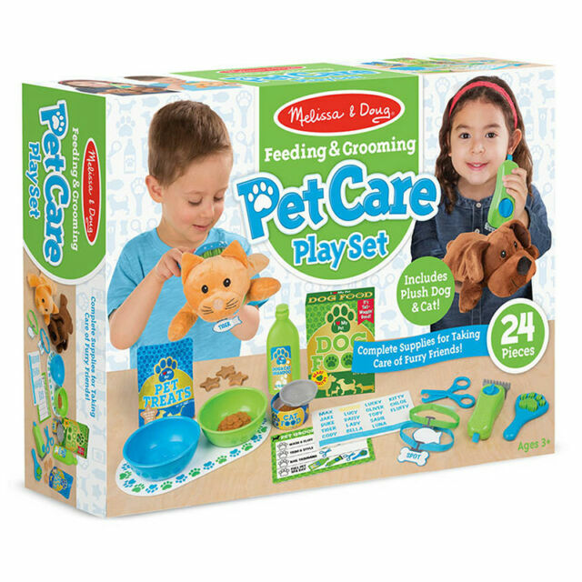 Melissa & Doug 8551 Feeding Grooming Pet Care Set Replacement Dog Puppy Plush for sale online | eBay