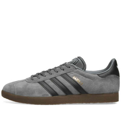 adidas gazelle black grey