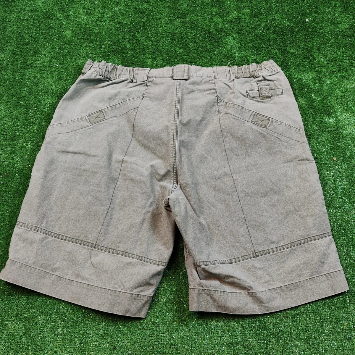 Vintage Indiana Jones Shorts Adult XL Beige Utility Safari Cargo