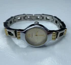 E Timex Two Tone Ladies J4 Stainless Vtg Retro Untested