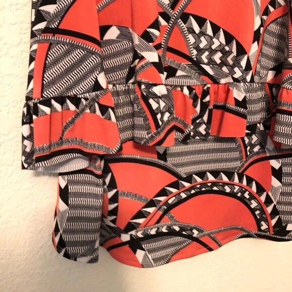 T-Bags 洛杉矶分层图案背心 XS — 第 3/4 张图片