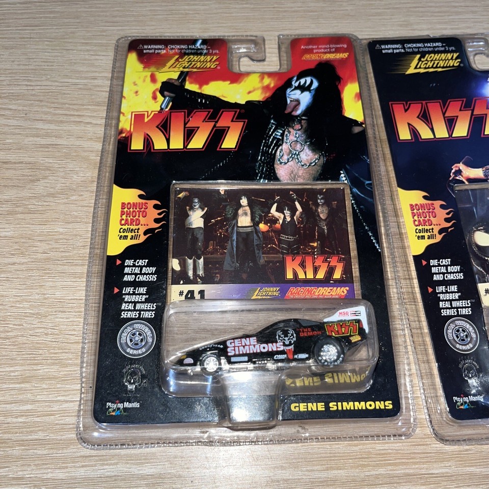 JOHNNY LIGHTNING KISS CARS SET OF 2 GENE SIMMONS AND PAUL STANLEY eBay