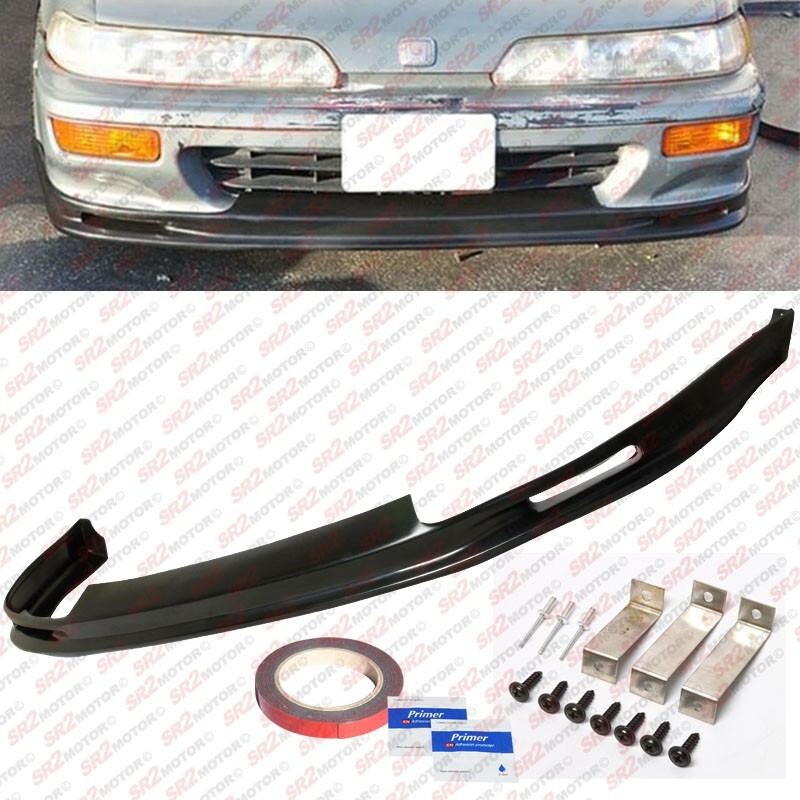 For 1992-1993 Acura Integra PU Front MUG Style Body Bumper Lip