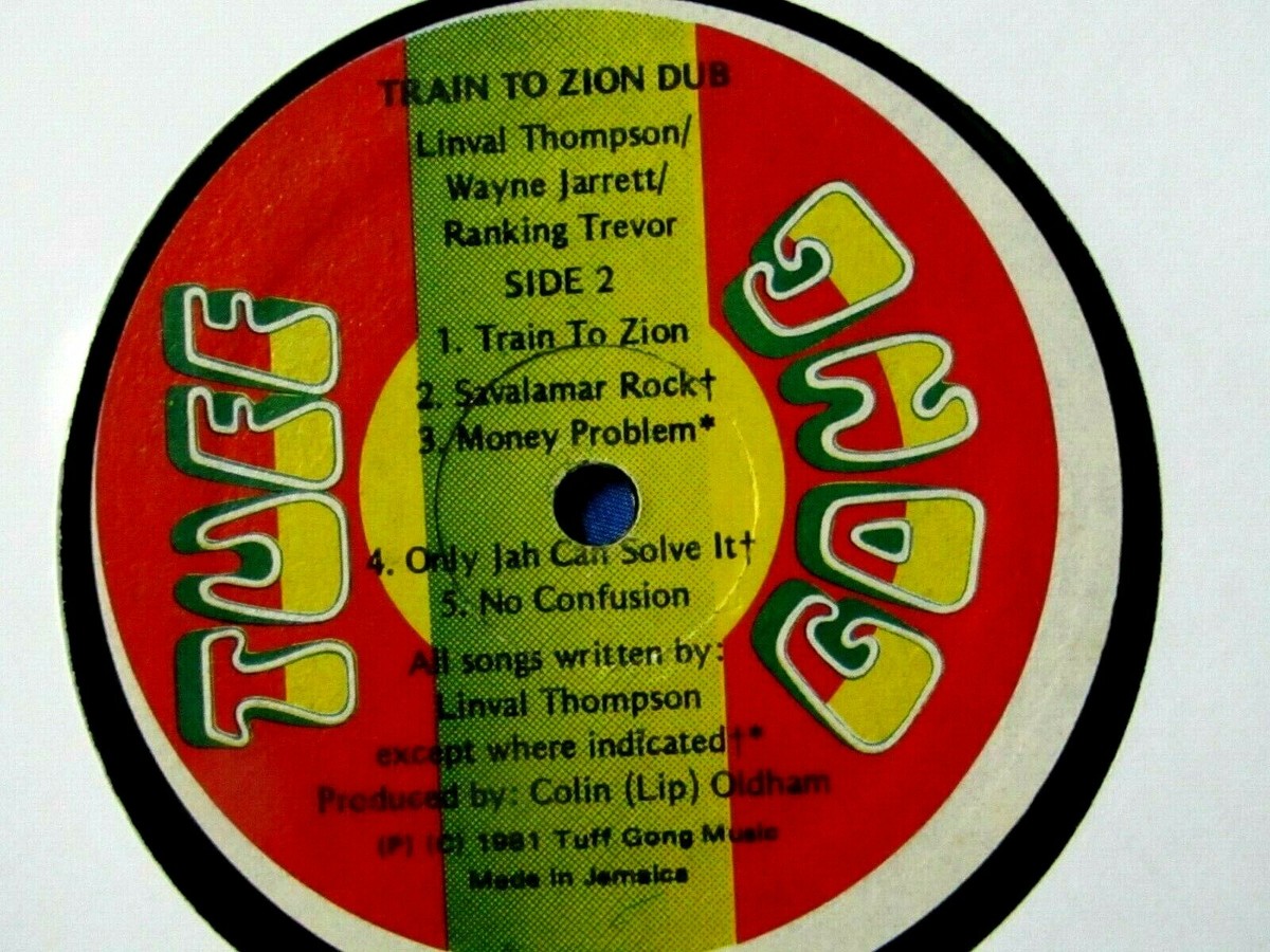 Original Jamaica Reggae LP: Linval Thompson - Train To Zion