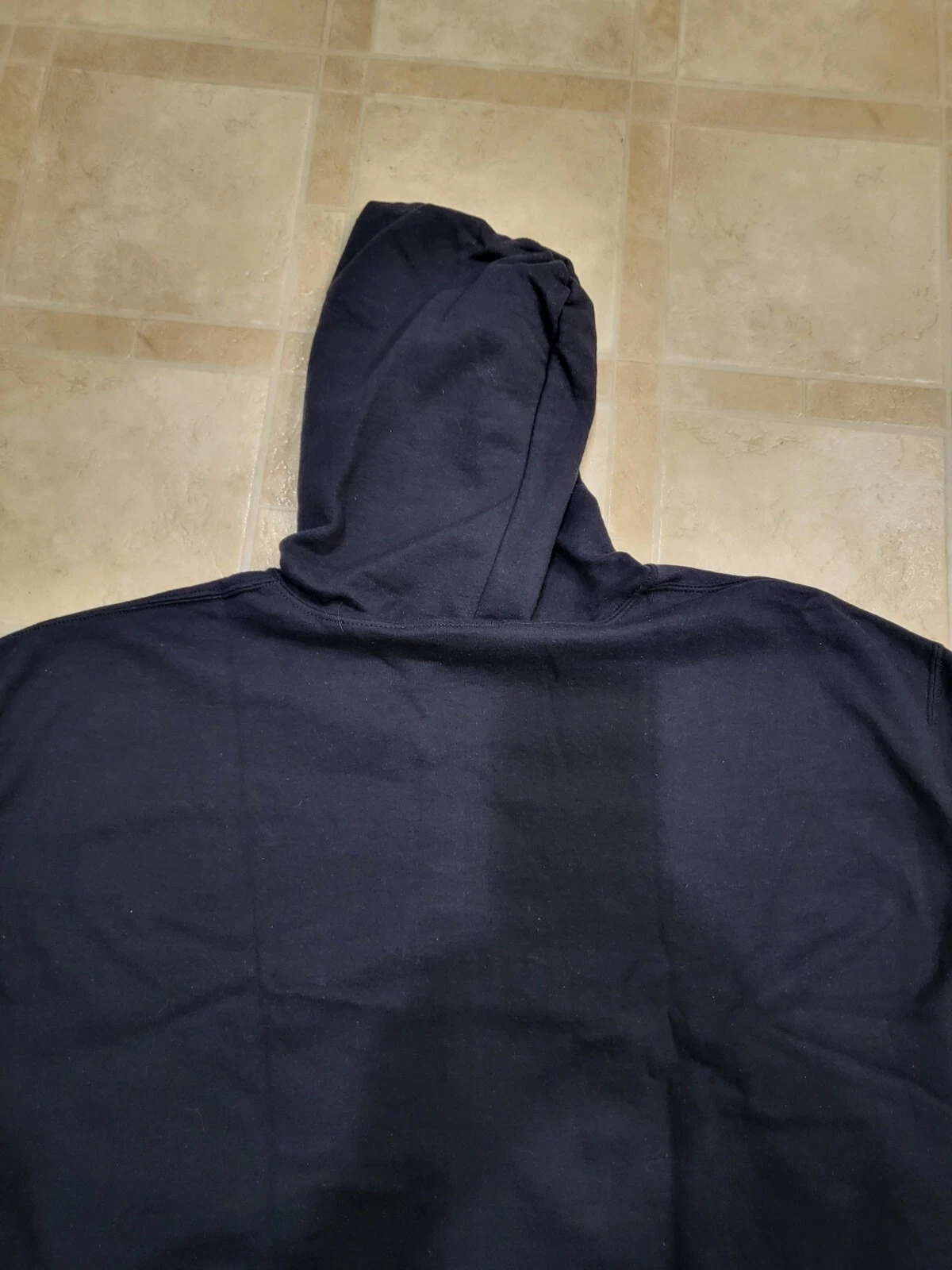 VETEMENTS Felpa con cappuccio Light Ho Abbigliamento unisex taglia L cerniera intera nera nuova senza etichette grafica