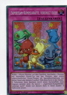 Yu Gi Oh Superteam-Kumpelkräfte, vereinigt Euch! - FLOD-DE081 - SCR 