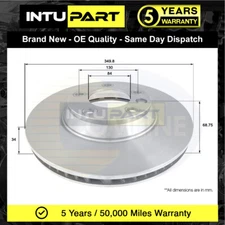 Fits Audi Q7 Porsche Cayenne VW Touareg Intupart Front Right Brake Disc #1