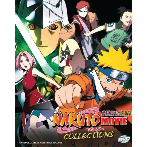 Naruto: 4-Movie Collection (DVD) : Various: : DVD e Blu-ray