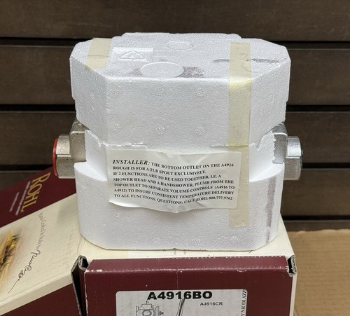 Rohl A4916BO Country Badewanne 3/4 Zoll Thermostat Grobventil - unbenutzt - Bild 8 von 16