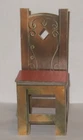 Marx Cardboard Chair for Noble Knights Giant Mediaeval Castle Playset