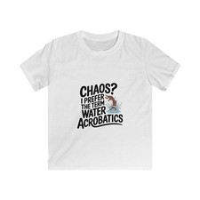 Kids Water Acrobatics Tee, Fun Kids T-Shirt, Chaos Humor Shirt, Perfect Gift for