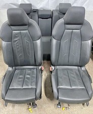 2020-24 AUDI A3 S3 S LINE 8Y BLACK HEATED BUCKET FULL LEATHER INTERIOR SEATS SET