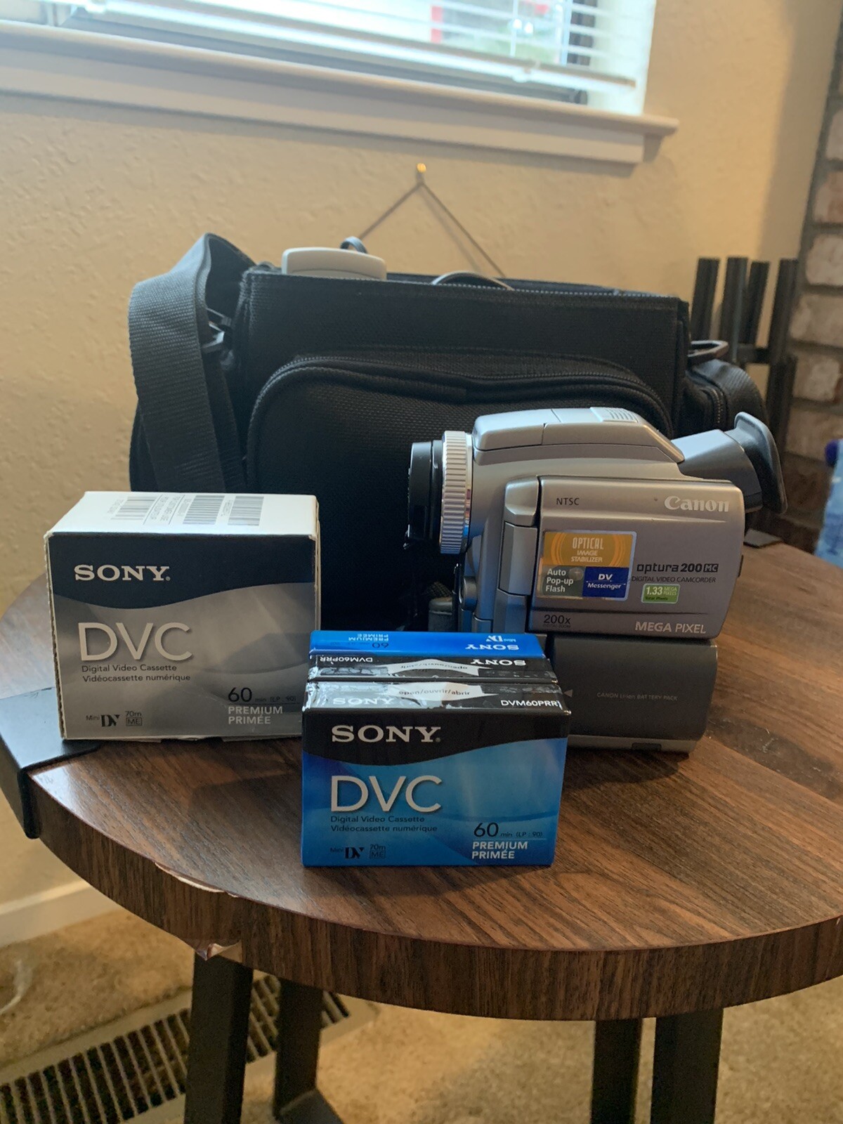 CANON OPTURA 200MC Mini Digital Video Camcorder W/case Extra Cassettes eBay