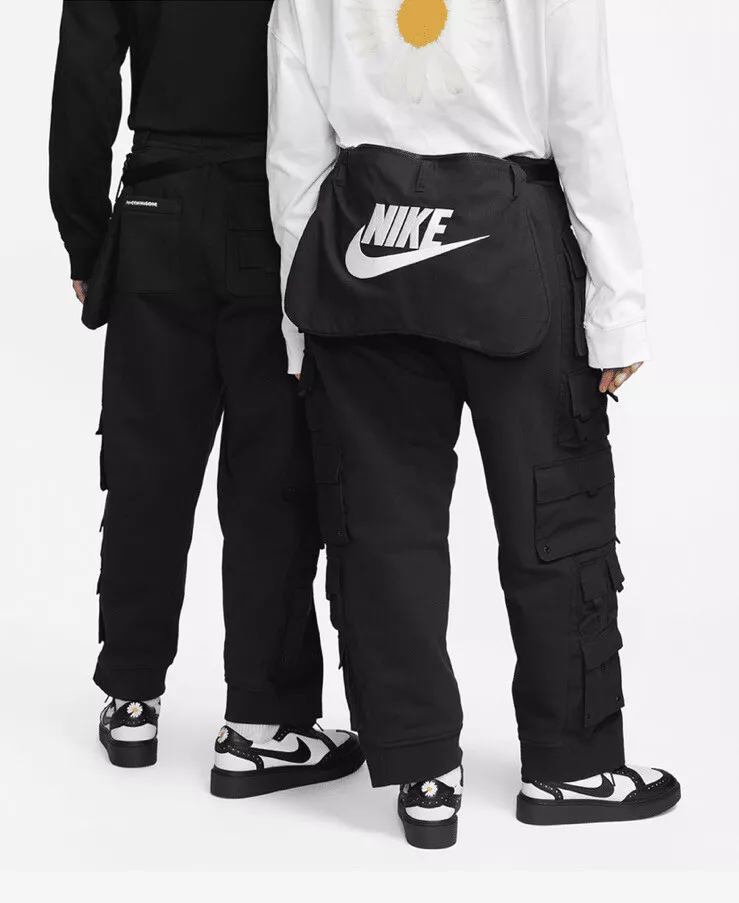 Nike x Peaceminusone G-Dragon Wide Pants Black DR0095-010 Size 2XL XXL