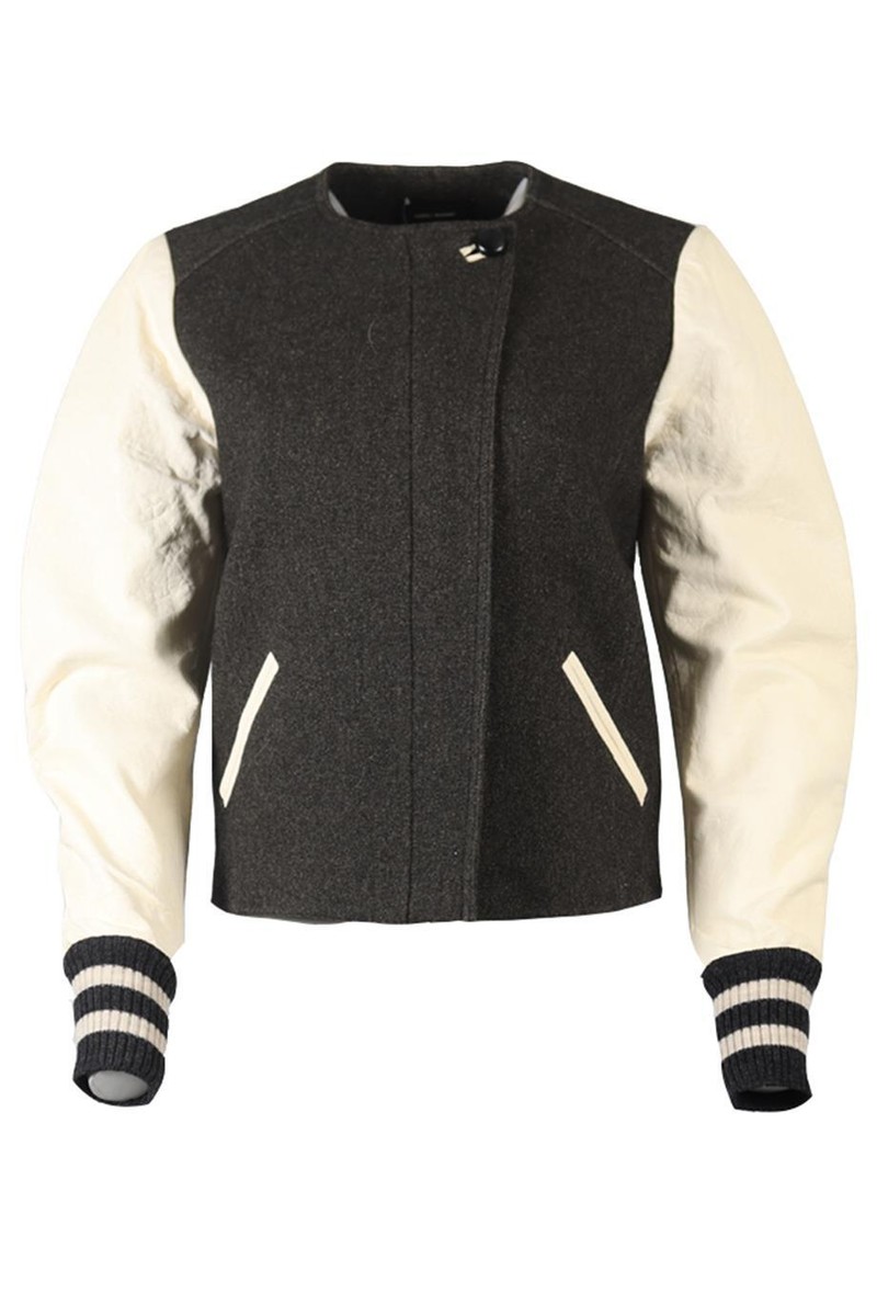 ISABEL MARANT WOOL BLEND BOMBER JACKET FR 36 UK Australia