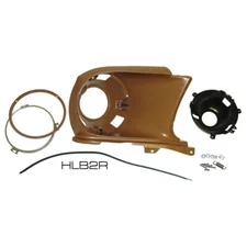 Fender Extension Assembly Passenger Side Mustang 1967-1968