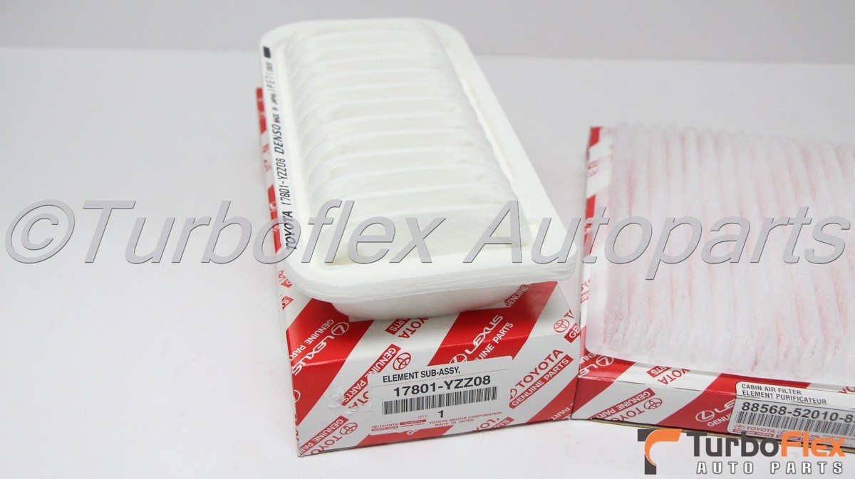 水槽用フィルター 赤と白 Toyota Echo 00-05 Scion xA xB 04-06 Genuine Air & Cabin