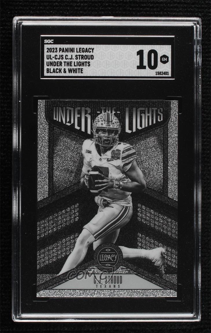 CJ Stroud Panini Legacy Under the Lights #ULCJS Black & White
