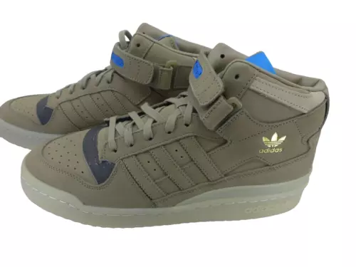 Adidas Forum Mid Mens Clay Dgh Grey Sesame Athletic Shoes (choose size) New