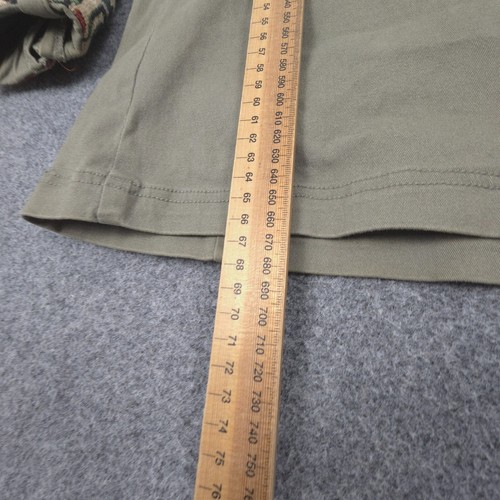 Bellfield Jacket Women MEDIUM Green Utility Denim Parka Winter pockets Size M - Picture 9 of 10