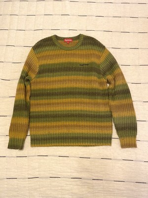supreme ombre stripe sweater