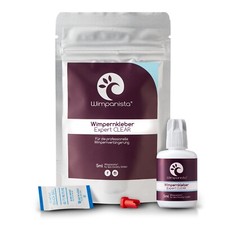 Wimpernverlängerung Wimpernkleber farblos EX...