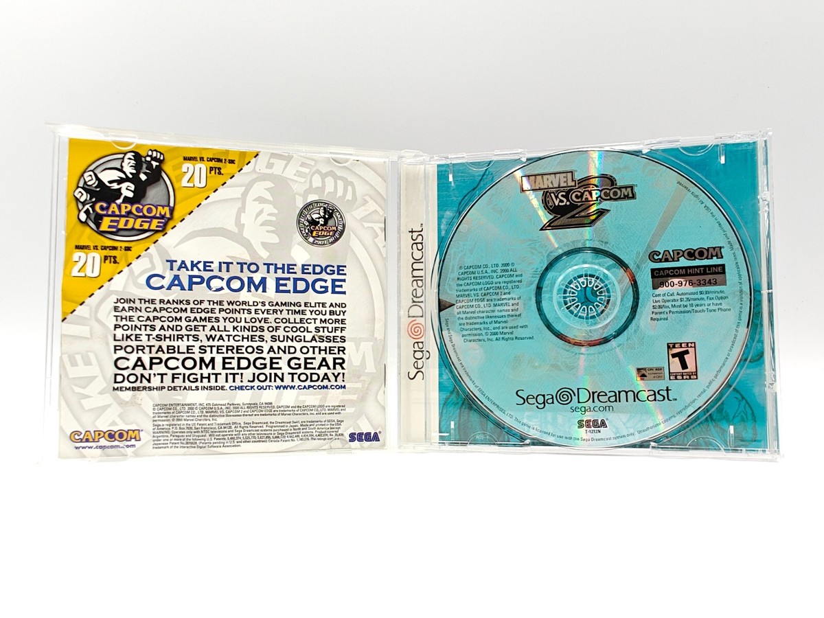 Sega Dreamcast Marvel Vs. Capcom 2 Game - Complete & Tested CIB | eBay