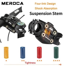 MEROCA Suspension Stem 7° 90mm For MTB Gravel Bike Bicycle Cycling Adjustable